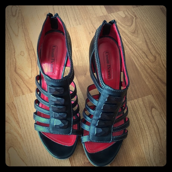 Cesare Paciotti Shoes - Cesare Paciotti Stunning Black Heels Size 7